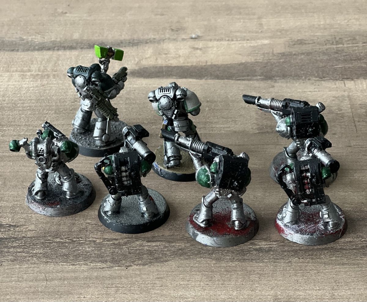 Giochi: Warhammer 40k Space Marines Mix (7 Modelle) – Usato da Läufelfingen venduto da stephiesheena 1