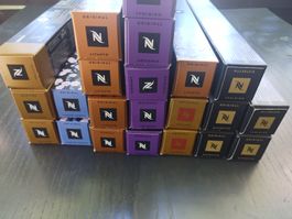 Nespresso Kaffeekapseln Sortiment verschiedene Sorten neu