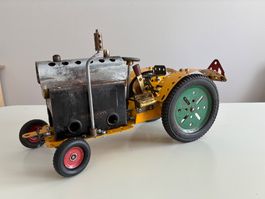 Extrem seltener Dampftraktor (Meccano/Mamod Dampfmaschine)
