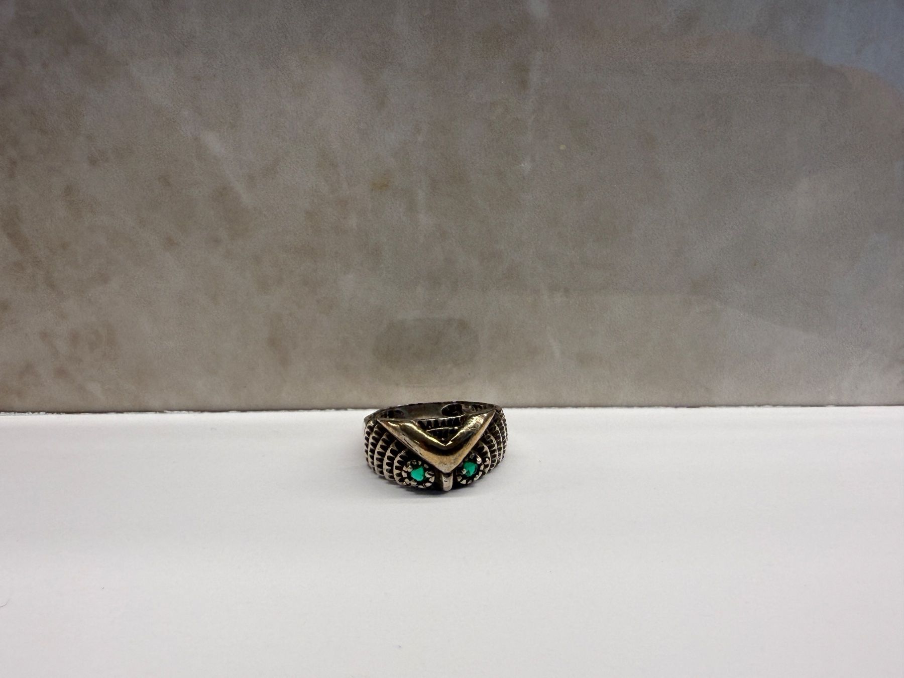 Anelli: Silber Ring Eule mit Steinen gut erhalten – Usato da Rorschach venduto da gan_hmp6