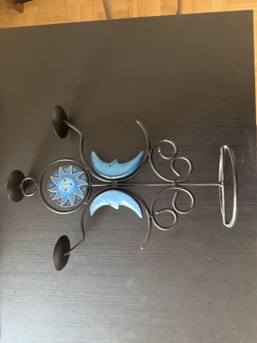 Kerzenständer: Candelabro in metallo con sole e lune – Gebraucht aus S. Pietro von fil_yhb9 3