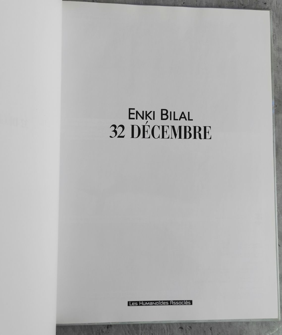 Comics: MONSTRE 2.  32 Décembre (EO) Bilal – Gebraucht aus Biel/Bienne von pijama 2