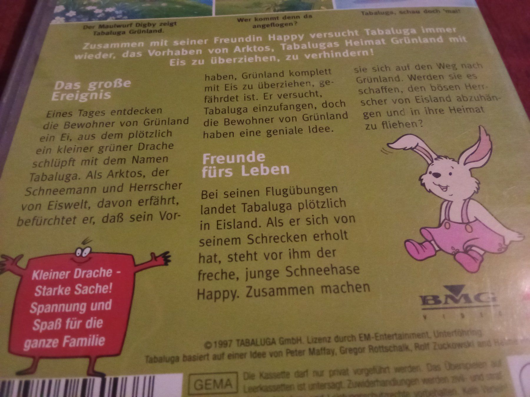 Tutti i VHS: Tabaluga 1 - Das große Ereignis VHS – Usato da Remetschwil venduto da Hofiii 2
