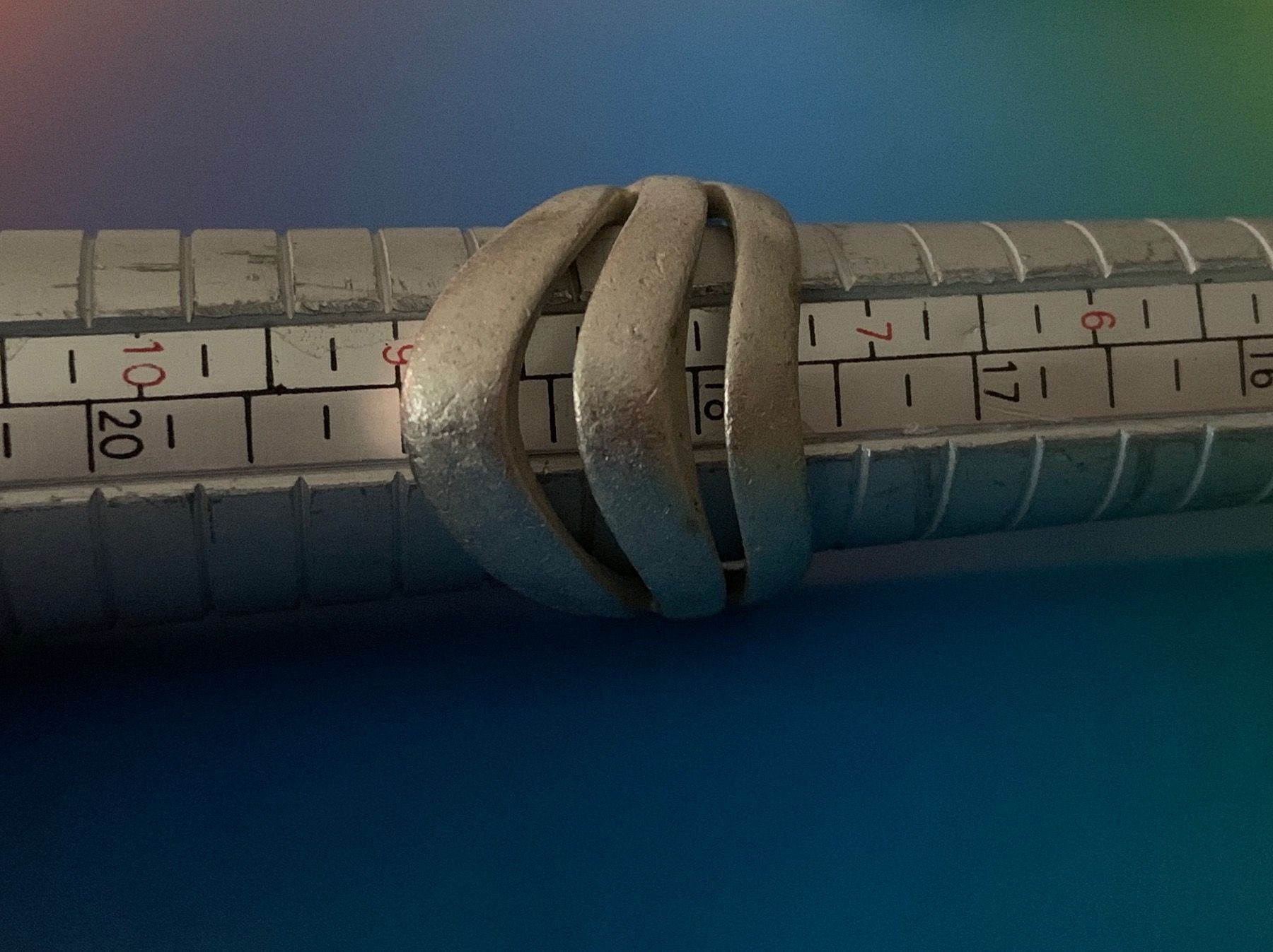 Anelli: Silberring WAVE organisch (58) – Usato da Dittingen venduto da Bijoubelle 4