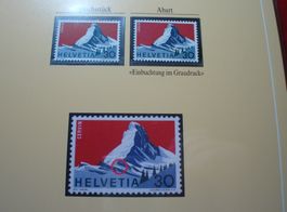 Abart Matterhorn, 1965**, "Einbuchtung im Graudruck"