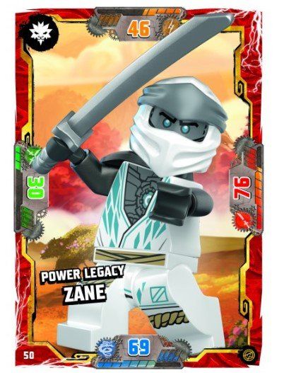 LEGO Ninjago Trading Cards Serie 8 Nr.50 Power Legacy Zane | Kaufen auf ...