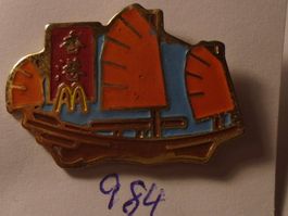 1 McDonald's Pin, Hong Kong Boot, (984)