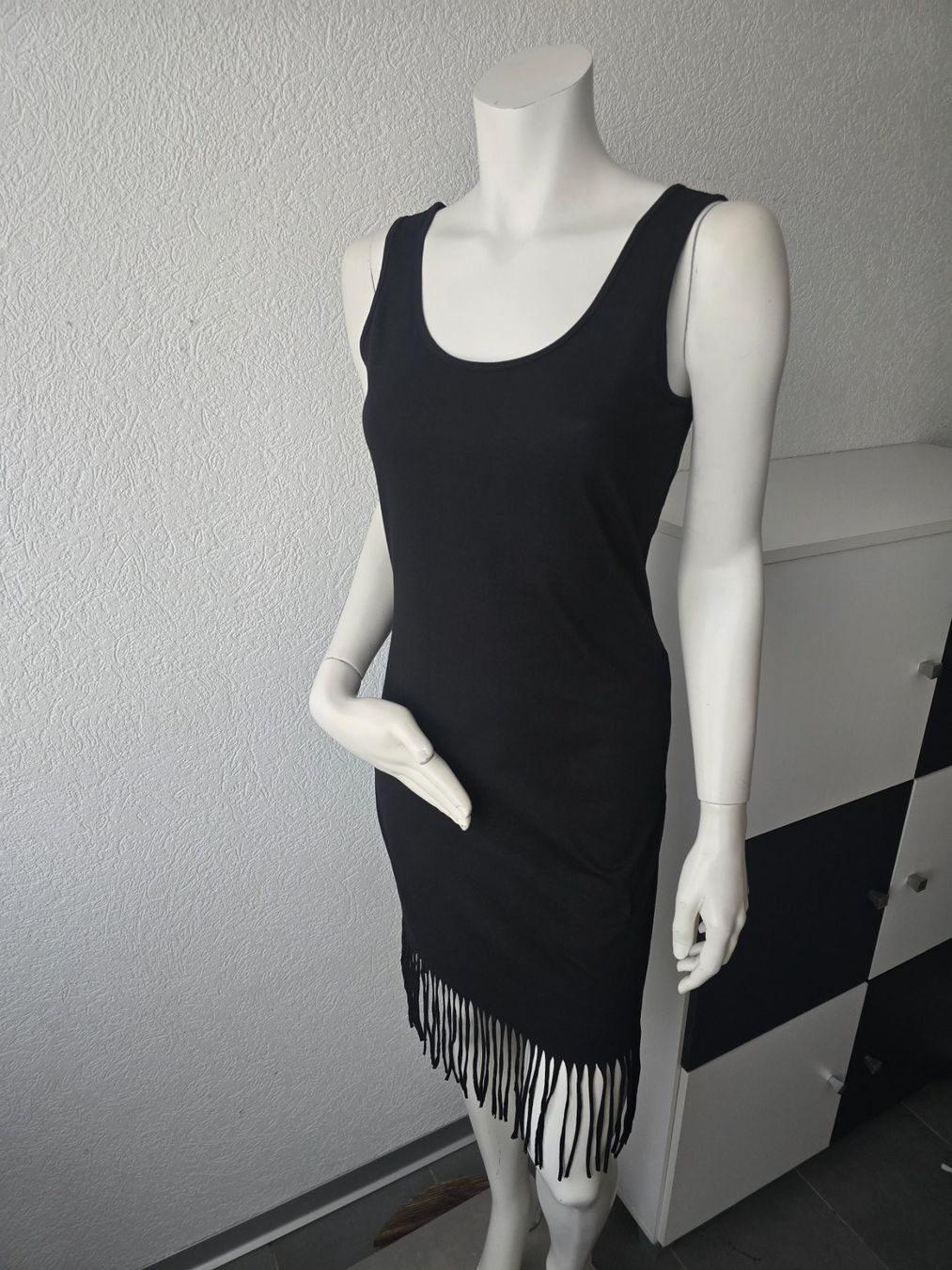 Kleider: Robe noir a frange T-M – Gebraucht aus Les Verrières von kitel79 5