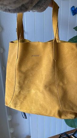 Sac en cuir jaune Salted