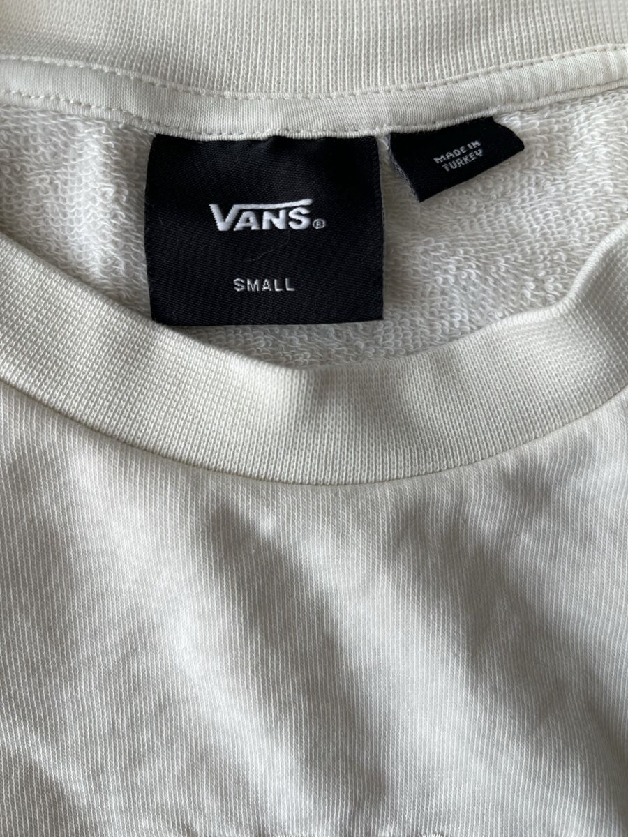 Maglioni & Felpe: Vans Crop Sweatshirt beige - minimal Logo - S – Usato da Meierskappel venduto da Mial_2 1