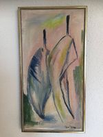 Abstrakte Figurendarstellung, signiert R. Rüegg