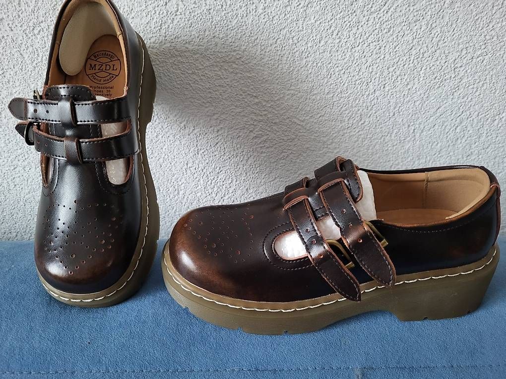 Schuhe für Jungen: Halbschuh, Gr 36-37, dunkelbraun – Gebraucht aus Watt von StefanMarty 1