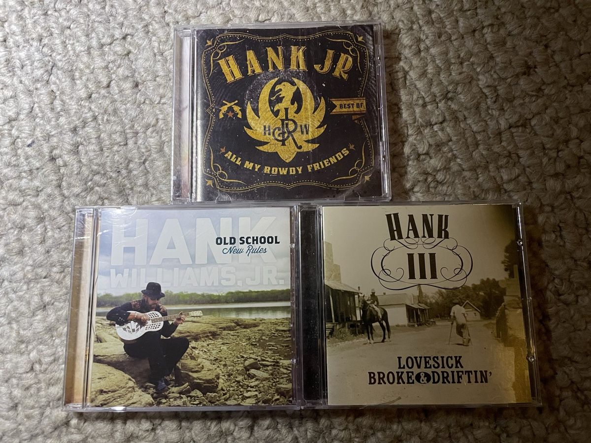 CDs: 3 x Hank Williams Jr. – Neu (gemäss Beschreibung) aus Reinach AG von trigger7811