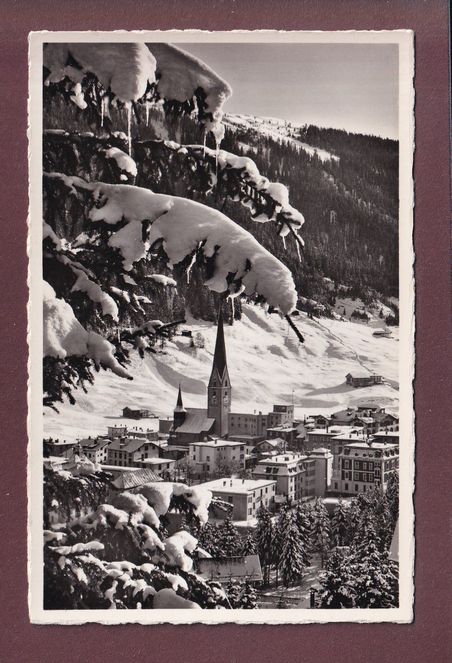 Cartoline postali: DAVOS - Ausblick von der Höhepromenade – Usato da Pully venduto da nicecards