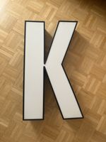 Leuchtbuchstabe ohne Inhalt/Licht