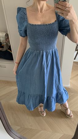 MICHAEL KORS Denim dress / Jeanskleid XS/S/M