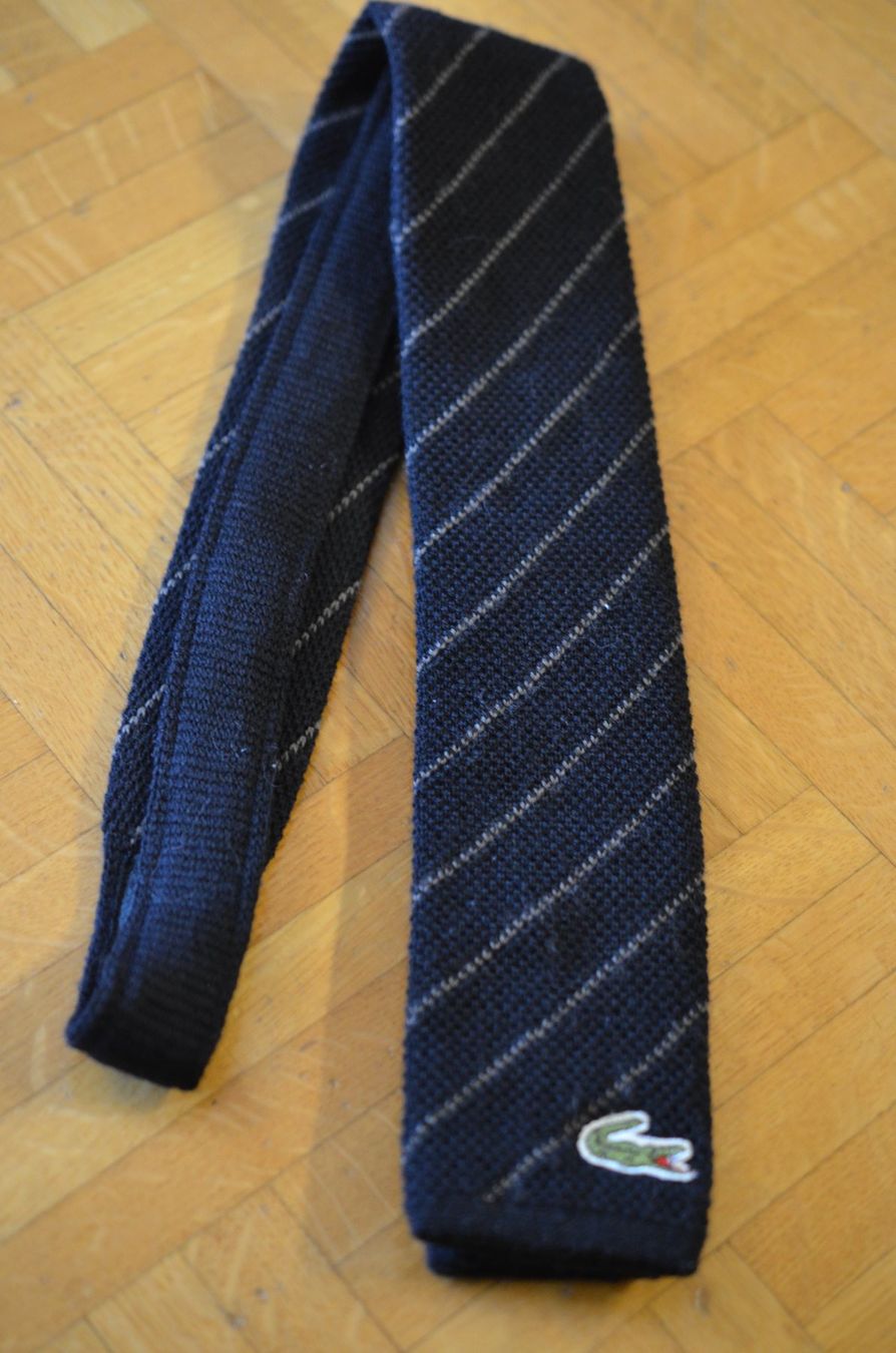 Lacoste Cravatte: Cravate Lacoste 100% laine – Usato da La Croix (Lutry) venduto da OMEGA07