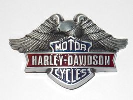 Metall Gürtelschnalle Aufschrift HARLEY DAVIDSON