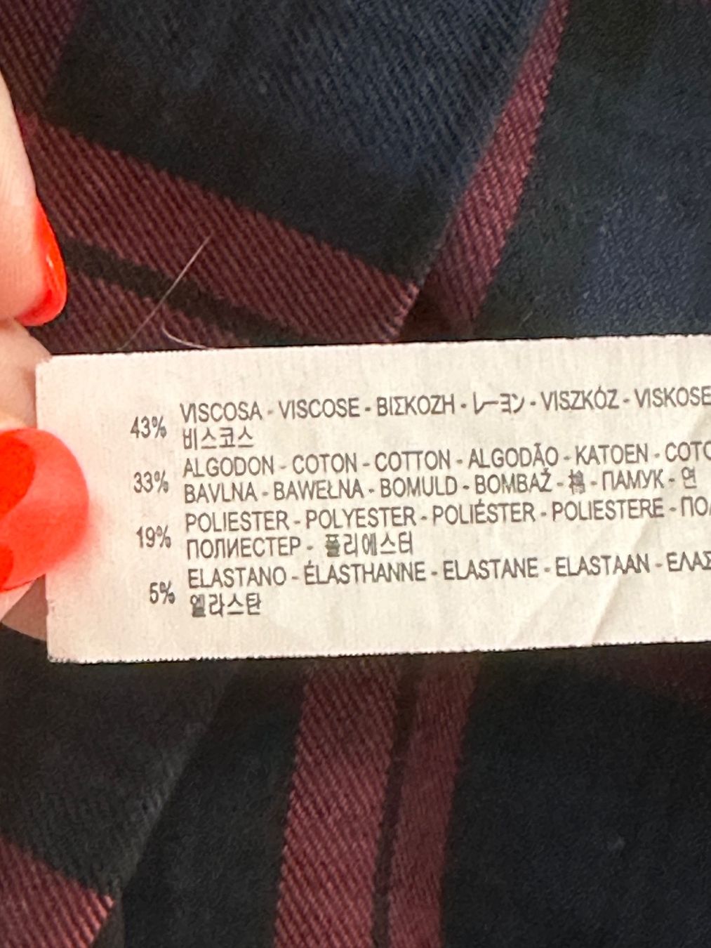 Zara Gonne: Schicker Karorock, Gr. M, Herbst-Look – Usato da Zufikon venduto da Modestil365 6