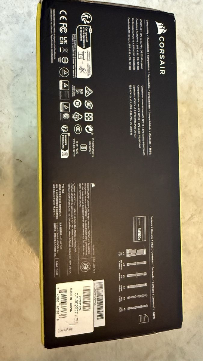 Corsair Elektronikbauteil: Corsair RM1000x Netzteil – Gebraucht aus Zürich von Gabiii 5