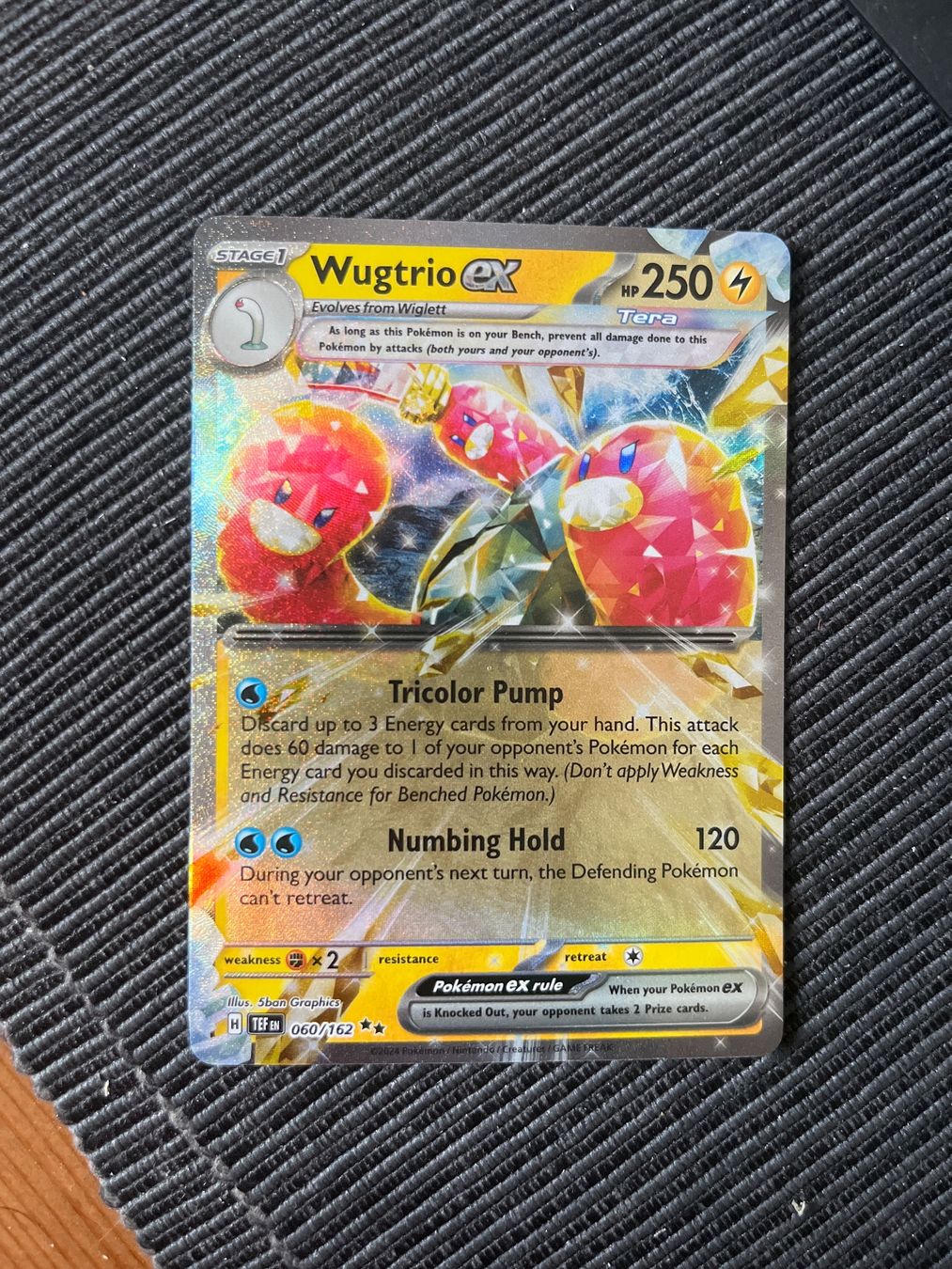 Pokémon Sammelbilder & Trading cards: Pokemon Wugtrio EX Temporal Forces englisch – Neu (gemäss Beschreibung) aus Wabern von Collectfun