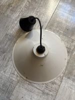 Paralume vintage in metallo bianco diam. 30 cm