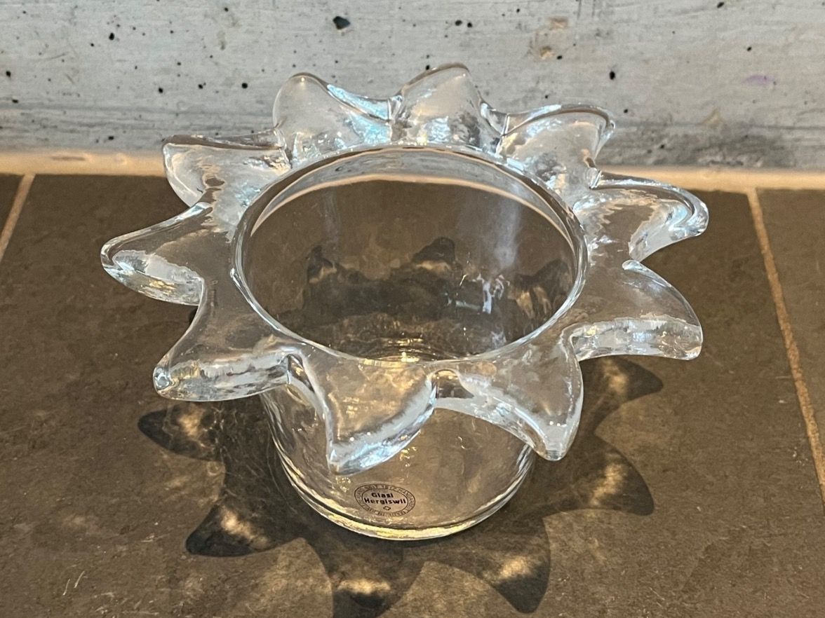 Glasi Hergiswil Vasi & Recipienti: Glasi Herigswil, Sonnentopf/Vase – Usato da Wattwil venduto da Marlan3 1