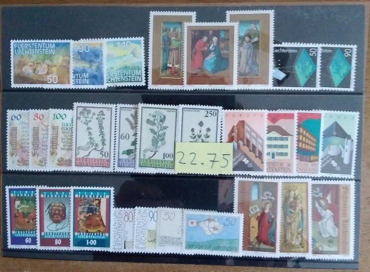 Tutti i francobolli: Briefmarken Liechtenstein postfrisch Fr. 269.95 – Nuovo (secondo la descrizione) da Basel venduto da TokenID1 1