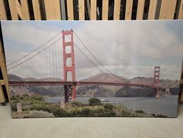 Bild Golden Gate Bridge 144x81 cm neuwertiger Zustand