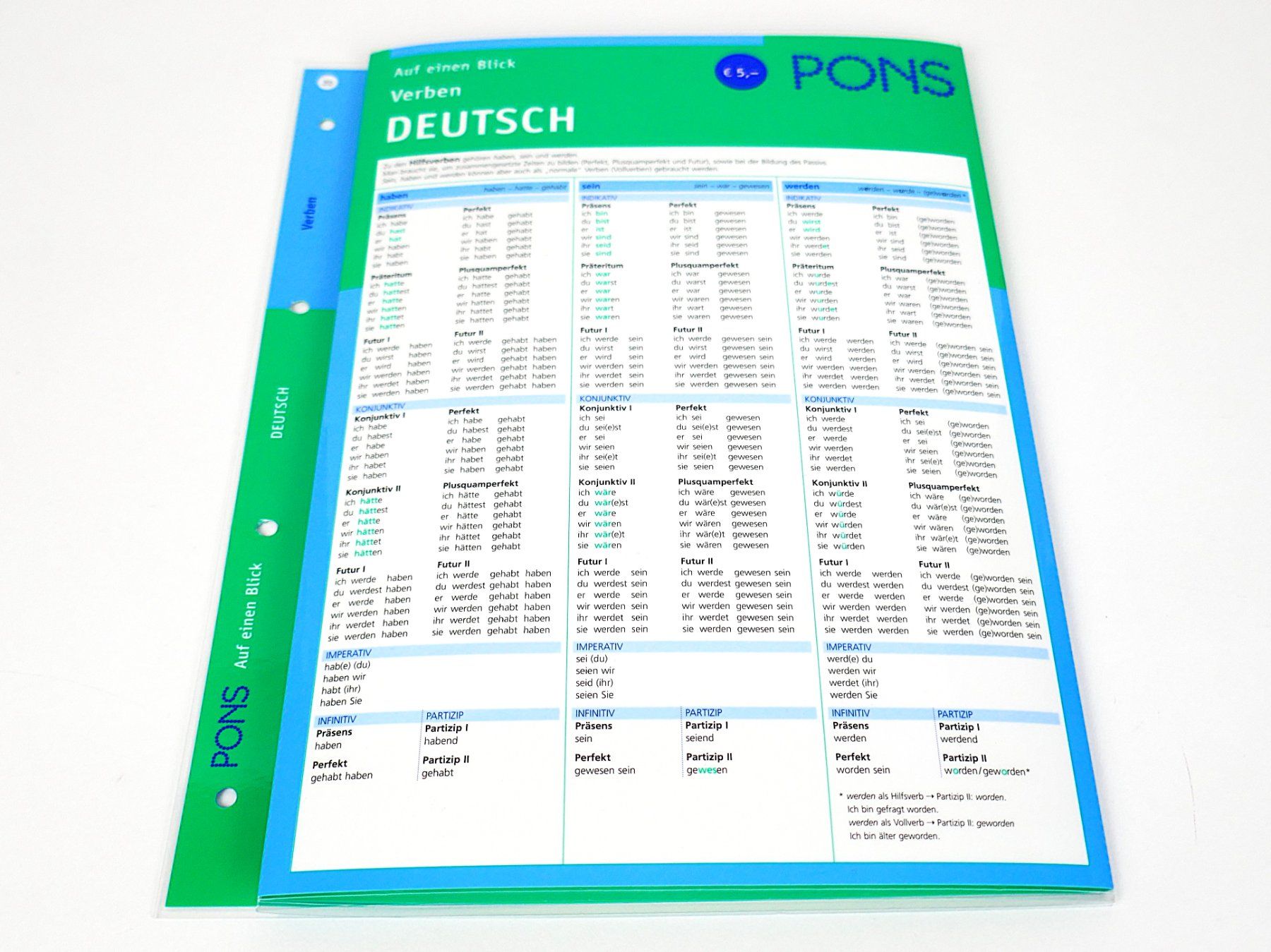Bücher: Pons: Auf einen Blick- Deutsch Verben – Gebraucht aus Urtenen-Schönbühl von Restwert_Schoenbuehl