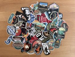Lot de 50 autocollants d’aventures 