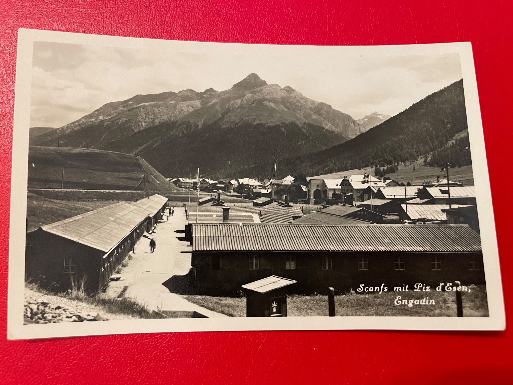 Cartoline postali: Scanfs mit Piz d'Esen, Engadin – Usato da St-Légier-La Chiésaz venduto da Theo005