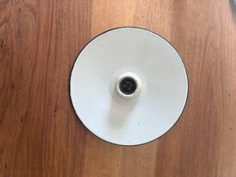 Emaille Stalllampe, Wandlampe, Vintage