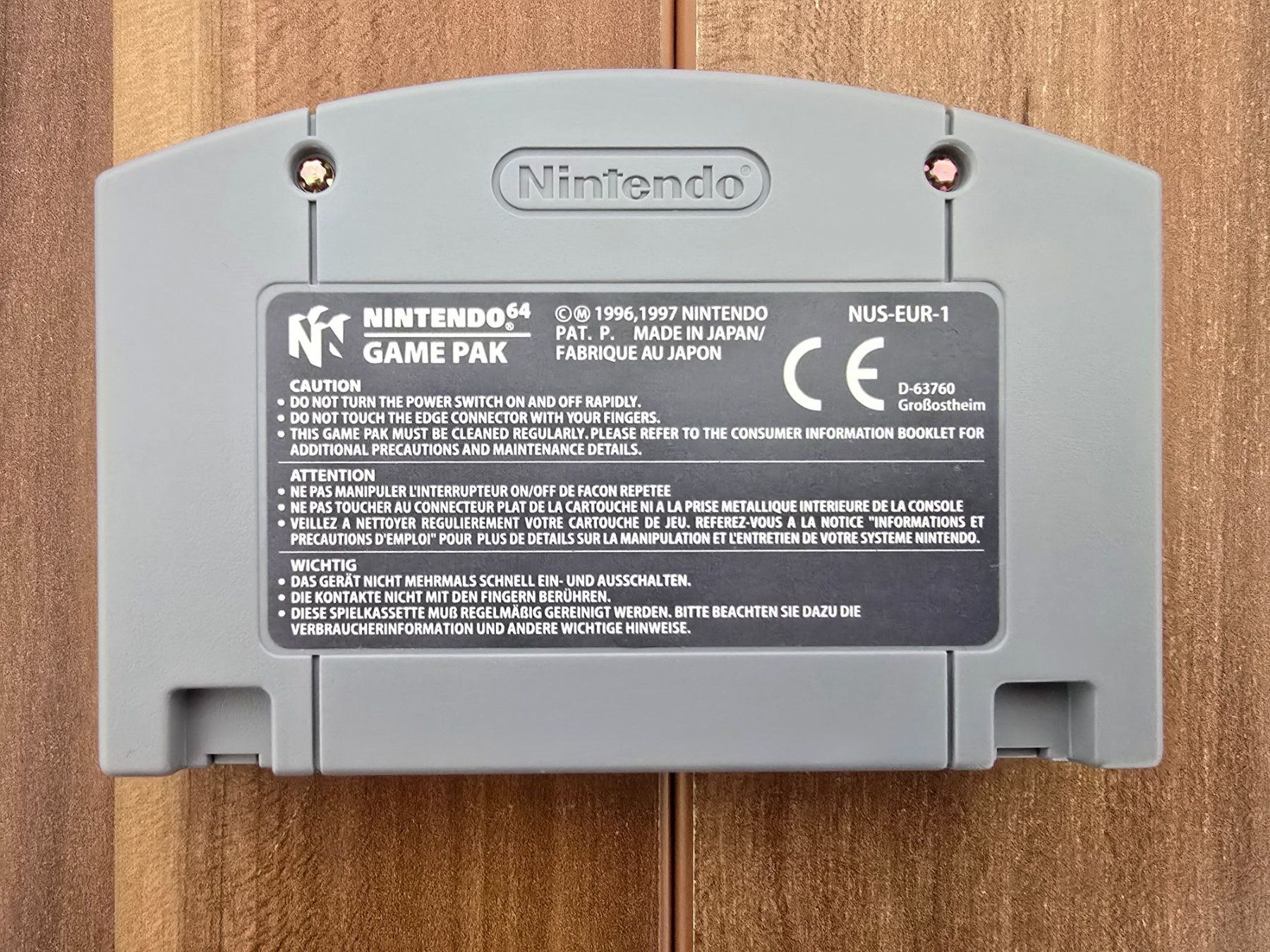 Nintendo Giochi: N64 / Olympic Hockey 98 – Usato da hombrechtikon venduto da eatos88 4