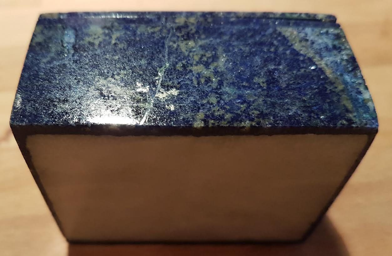 Barattoli: Lapislazuli Schatulle Dose Box Naturstein Handarbeit – Nuovo (secondo la descrizione) da zuerich venduto da Jewlsdesign 2