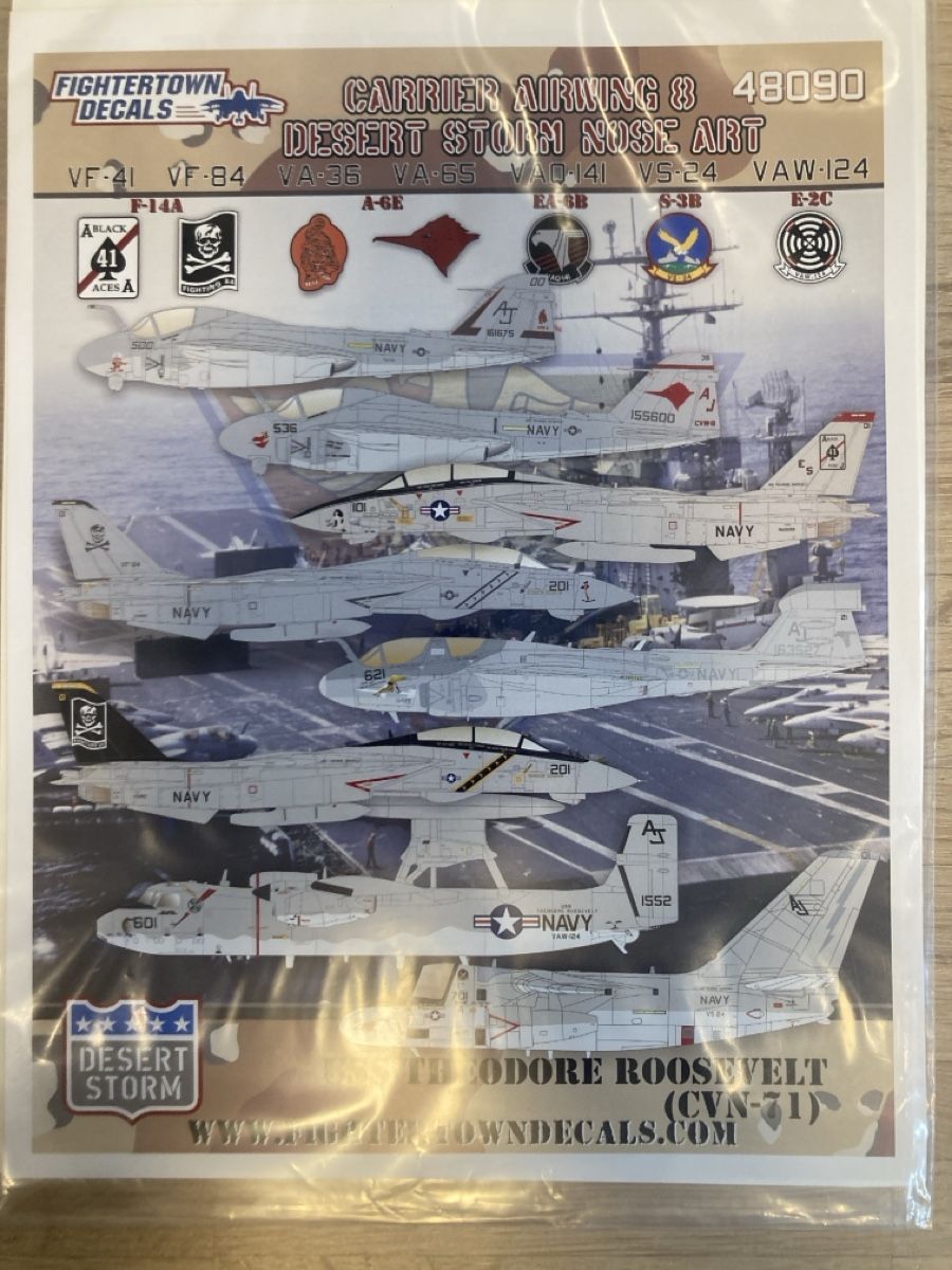 Kit di modellismo & Modellini statici: 1/48 Fightertown Decals Dessert Storm Set – Nuovo e nell'imballaggio originale da Muttenz venduto da TamiyaFanboy79