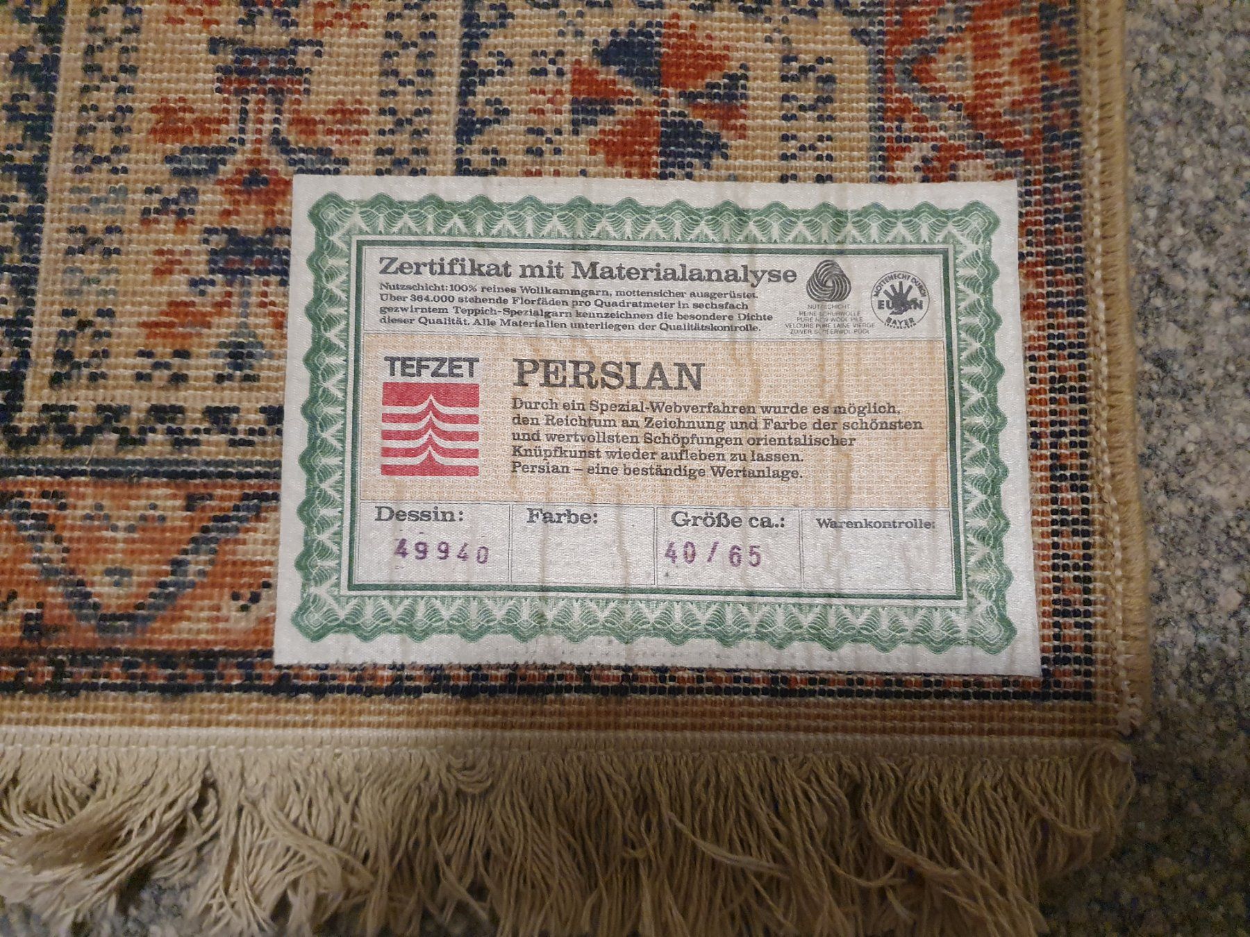 Tapis: Kleiner Perserteppich - Orientteppich – D'occasion à Steffisburg par C.Kreuzer 5