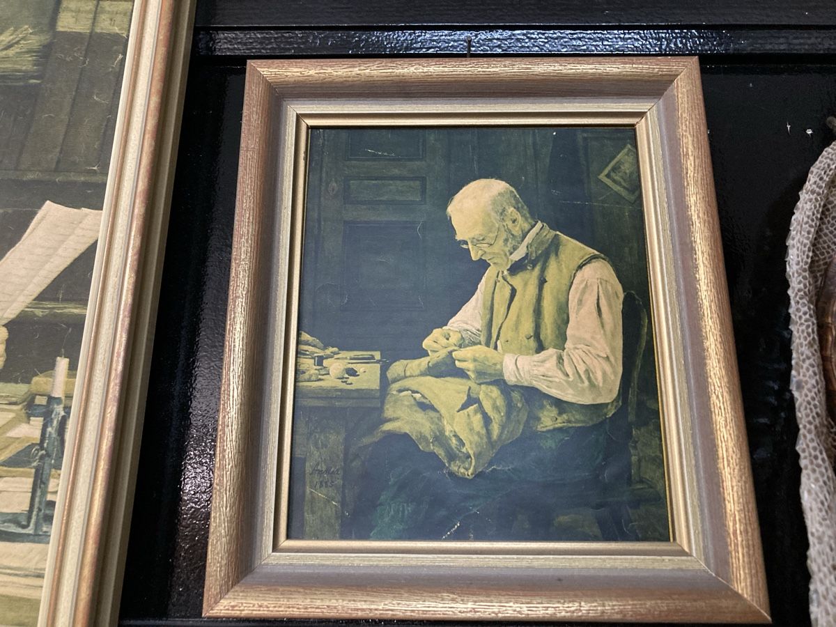 Foto & Immagini: Albert Anker Kopie Antike Bilder Rahmen – Usato da Boll venduto da Jopp1 3