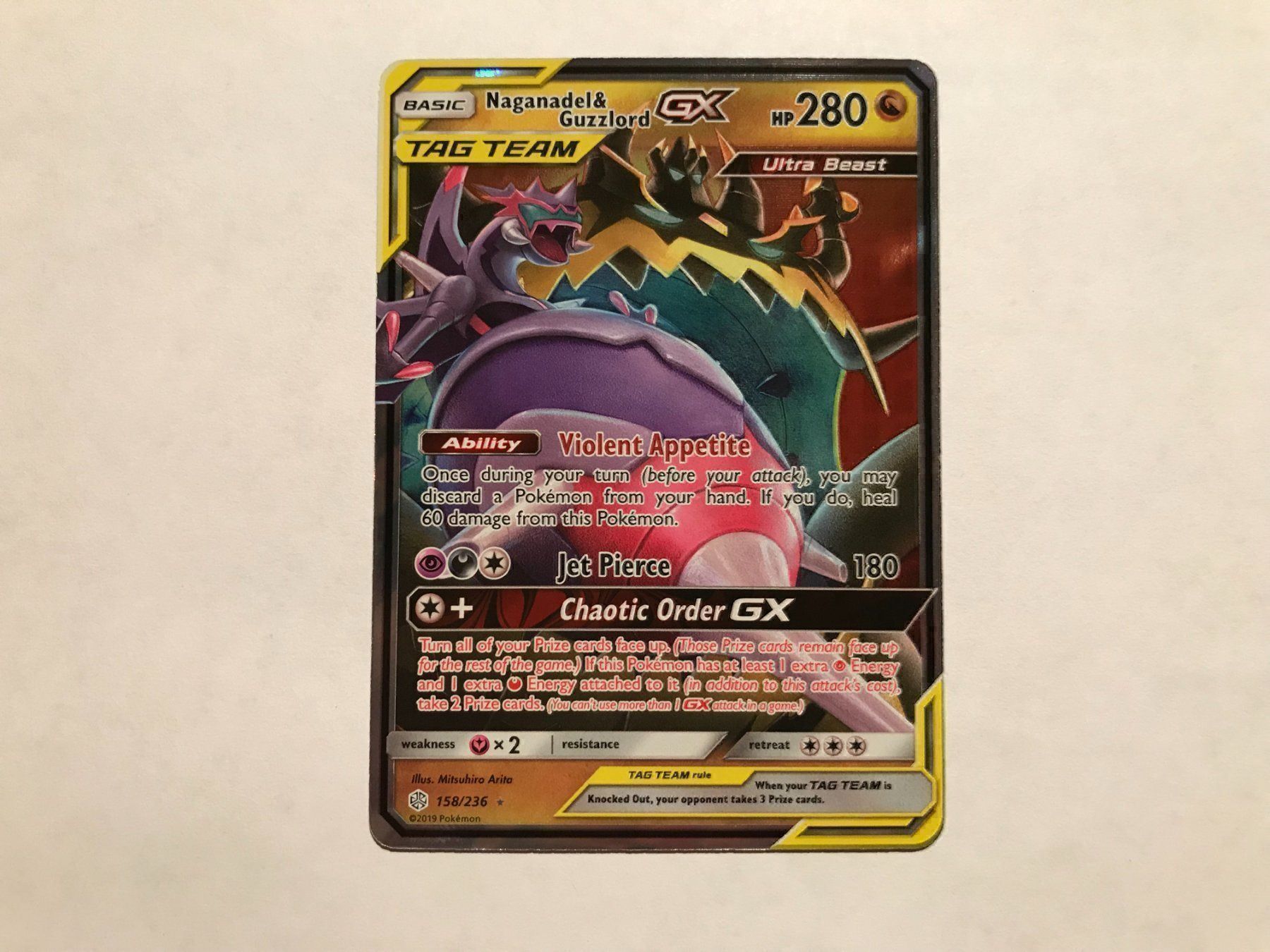 Pokémon Carte collezionabili: Naganadel & Guzzlord GX – Usato da Hagendorn venduto da Pokecollectorch 1