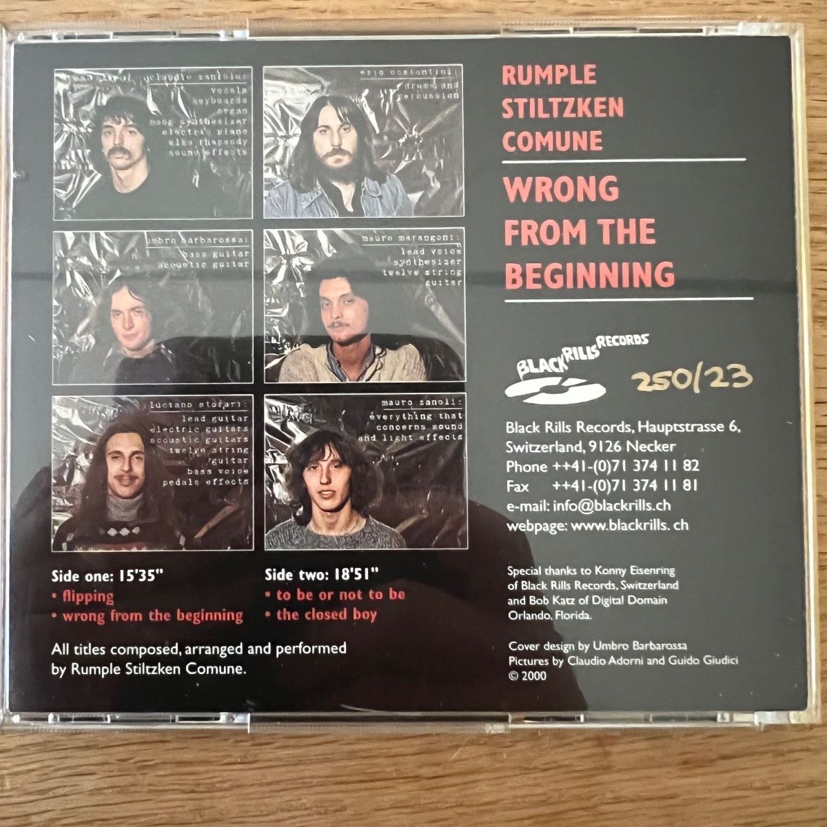 CDs: Rumple Stiltzken Comune - Wrong From The Beginning /CD Swiss – Gebraucht aus Gais von soundcave57 1