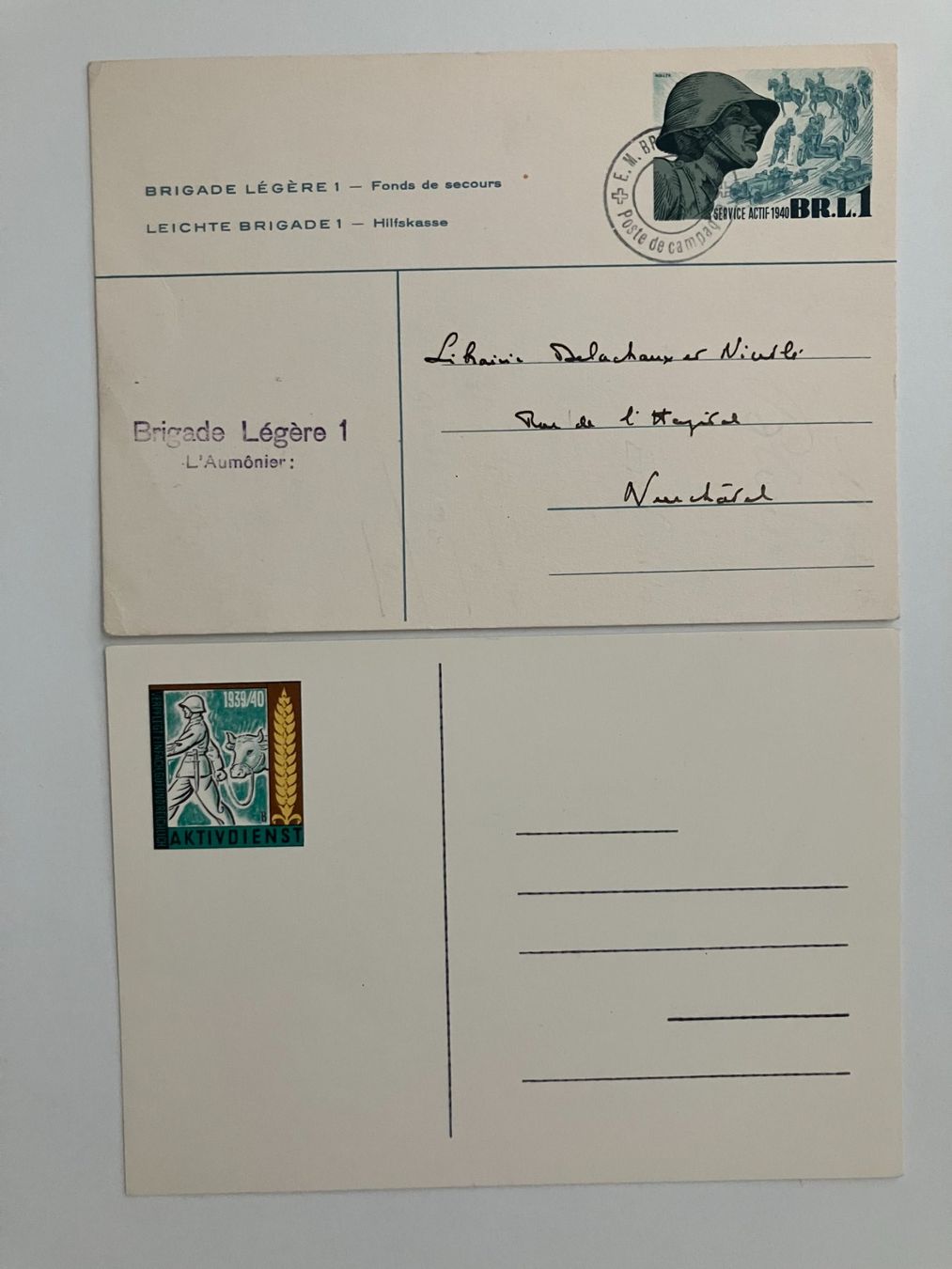 Tutti i francobolli: 1939/45, 4 vers. Ganzsache – Usato da Würenlos venduto da Eulenpostuhu