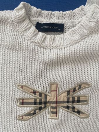 Burberry Pullover 100% Cotton Baby 12m
