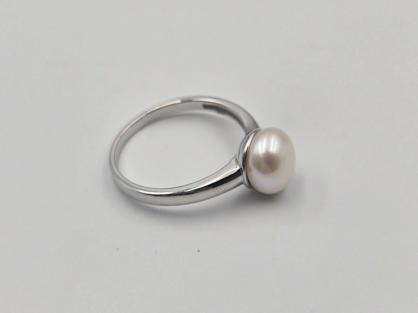 Anelli: Ring Silber 925 Süsswasserperle Gr. 60 – Nuovo e nell'imballaggio originale da Zug venduto da gold.schmuck 2
