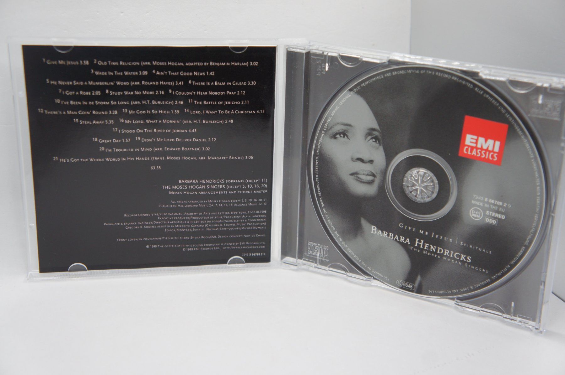 CD: CD Barbara Hendricks - Give Me Jesus – Usato da Ernetschwil venduto da luisvonerni 1