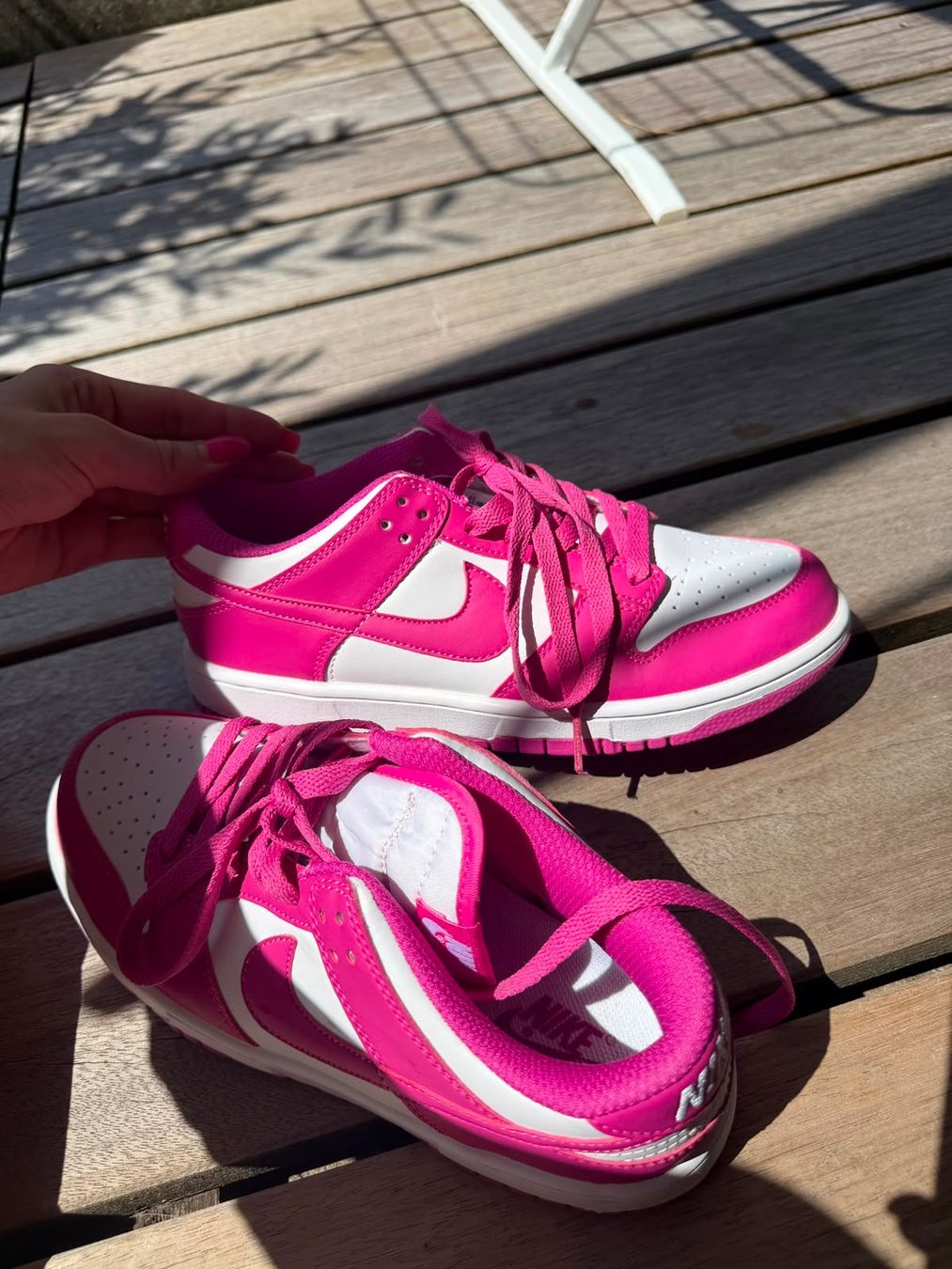 Chaussures femmes: Nike Dunk Low Pink Weiss Grösse 39 Fast Neu – Neuf (Voir description) à Zürich par ale_5l6s