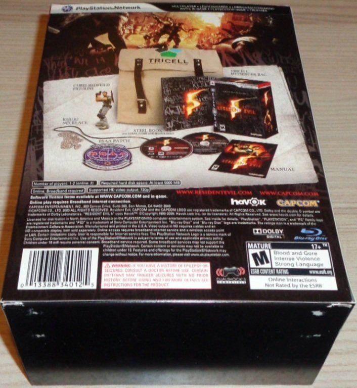 Capcom Spiele: Resident Evil 5 ***Collector's Edition*** (PS3) – Gebraucht aus Thun von Gameparadise 1