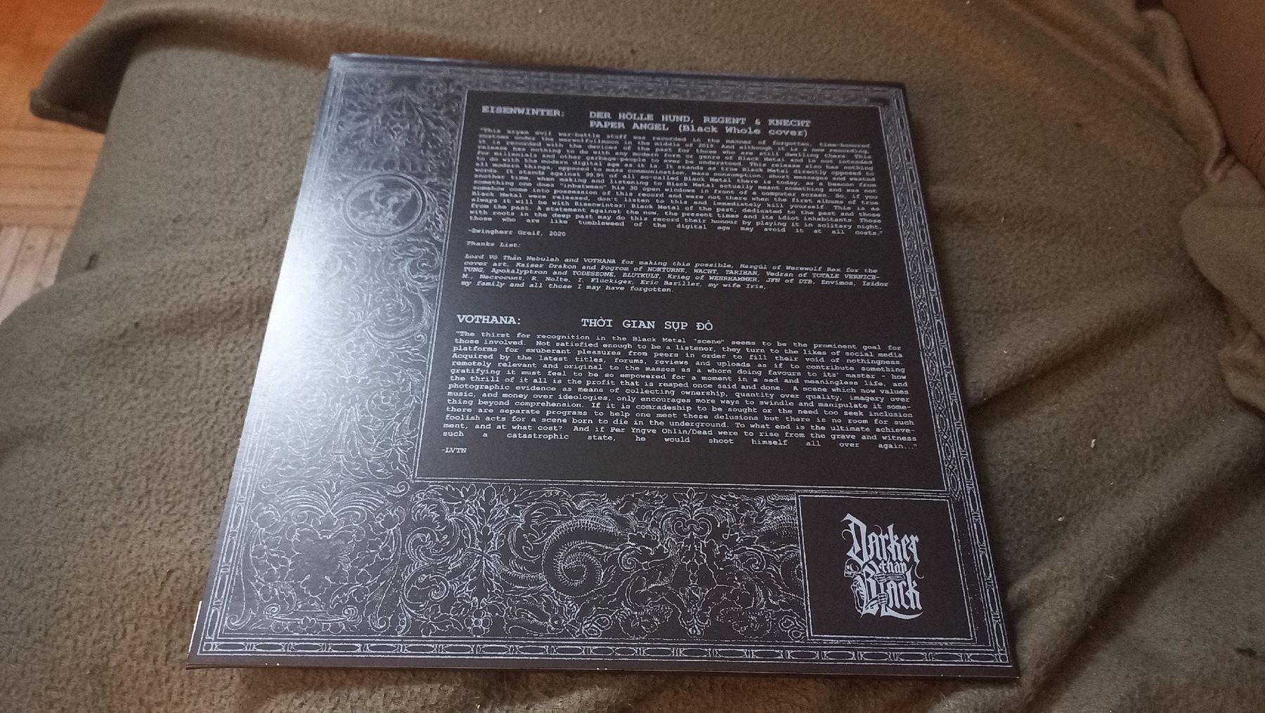 Schallplatten: Vothana/Eisenwinter-Split BLUE Vinyl 10 "LP BLACK METAL – Gebraucht aus Olten von Donatello1984 1