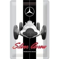 Blechschild 3D-MERCEDES-BENZ SILVER ARRO