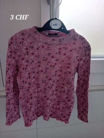 Shirt Langarm Mädchen Frühling 110