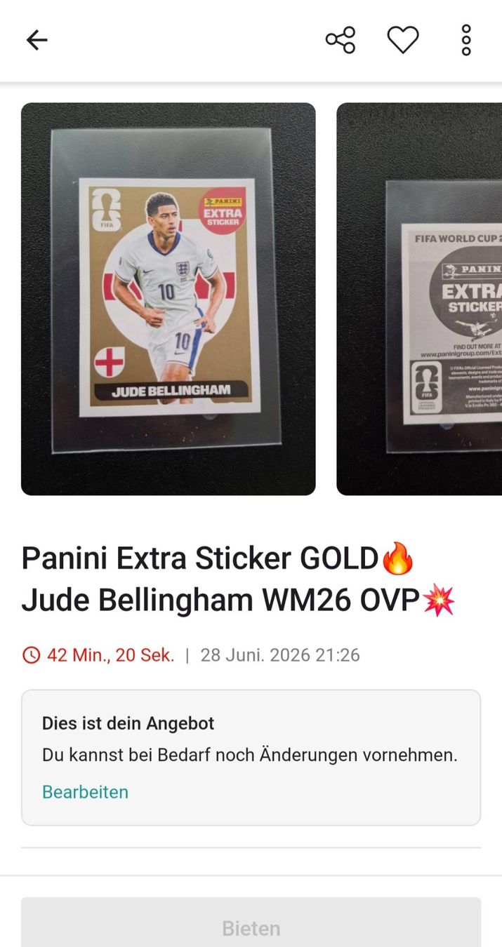 Panini Cartes à collectionner: EXTRA SET – Neuf avec emballage d'origine à Schliern b. Köniz par ahmetugurtokalii